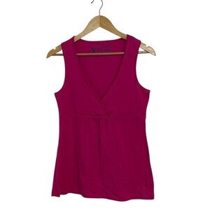 Victoria’s Secret Tee shop, hot pink surplice V-neck tank top, Large